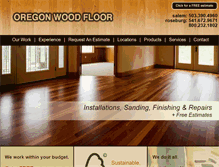 Tablet Screenshot of orwoodfloors.com